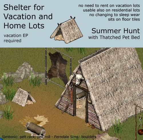 summer hunt hut