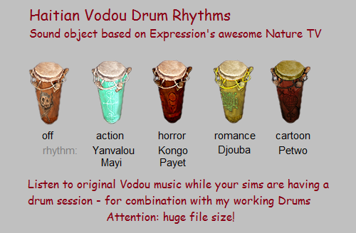 vodou drum sounds